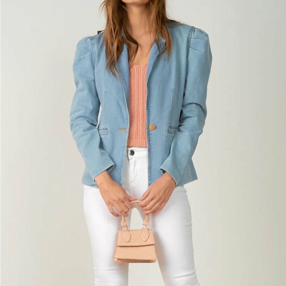 Elan Two-Tone Denim Jacket